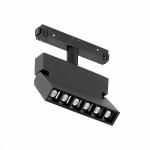 ST362.436.06 Магнитный трековый светильник Черный LED 1*6W 3000K 532Lm Ra>80 36° IP20 L120xW22xH134 48V