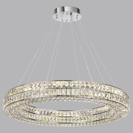 4927/98L L-VISION ODL24 599 хром/металл/хрусталь Люстра LED 98W 4000K 5850Лм PANTA