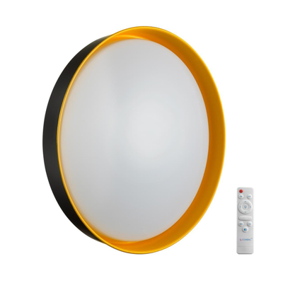 7711/EL COLOR SN 157 Светильник пластик/желтый LED 70Вт 3000-6000К D510 IP43 пульт ДУ TUNA YELLOW