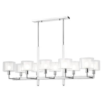 Люстры Crystal Lux MAESTRO SP-PL10 L1100 CHROME 2291/310L