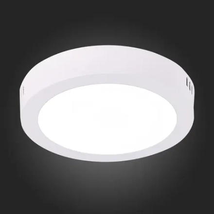 ST112.532.12 Светильник настенно-потолочный Белый LED 1*12W 3000K 715Lm Ra80 120° IP20 D160xH28 90-265V
