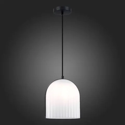 SL1302.403.01 Светильник подвесной ST-Luce Черный/Белый E27 LED 1*7W