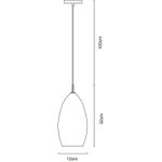 Подвесной светильник Arte Lamp BICCHIERE A4282SP-1CC, 1хE14