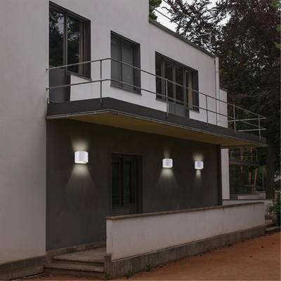 358002 STREET NT19 388 белый Ландшафтный светильник IP54 LED 3000К 2*3W 85-265V KAIMAS