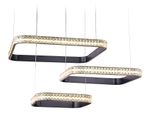 Потолочный светодиодный светильник с пультом FA6166 BK черный 131W 720*500*900 (ПДУ РАДИО 2.4)
