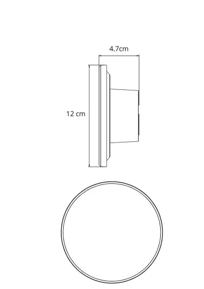 Фасадный светильник Arte Lamp NIMBO A3409AL-1BK, 1хLED