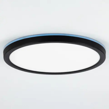 CL738241EL Бейсик Лайн Черный Св-к с пультом LED+RGB 30W