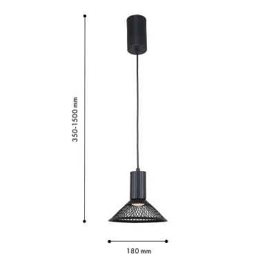 Подвес Metrics 4623-1P, 1*LED*6W, 660LM, 3000K. ТМ F-Promo