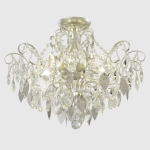 Светильник потолочный Crystal Lux ESMIRALDA PL6 SILVER 0524/106