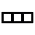 Рамка стеклянная FRM-GLARE-GS-3-BK (Arlight, -)