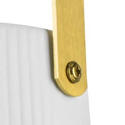 799013 Люстра CERAMO 1х12W E27 ЛАТУНЬ/БЕЛЫЙ Lightstar