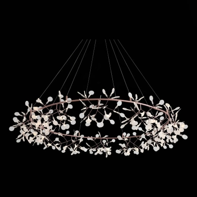 SL379.203.324 Люстра подвесная ST-Luce Медный/Белый LED 324*0,5W 3500K (из 2-х коробок)