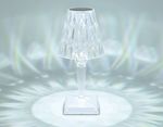 Настольная светодиодная лампа с сенсорным выключателем DE8055 CL прозрачный LED 3000K/4200K/6400K 3W