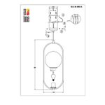 SL1118.203.01 Светильник подвесной ST-Luce Золотистый/Белый E27 1*40W