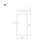 Светильник DL-INTENSO-S300x600-28W Day4000 (WH, 120 deg, CRI90, 230V) (Arlight, IP40 Металл, 5 лет)