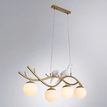Подвесная люстра Arte Lamp ELTANIN A3422SP-4GO, 4хE27