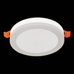 ST104.542.06 Светильник потолочный Белый LED 1*6W 4000K 468Lm Ra&gt;80 120° IP20 D110xH20 170-240V