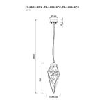 Подвесной светильник La Сitta Clear FL1101-1P1, LED