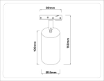 Светильник трековый GL5131 WH белый GU10 max 12W