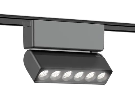 Светильник светодиодный трековый для шинопровода Magnetic Ultra Slim GV1469 BK черный IP20 6W 4200K 48V 24° 122*26*80