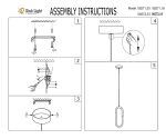 08271,33(3000K) Подвес Канто золото d14 h200 (высота корпуса светильника h34) Led 12W (3000K)