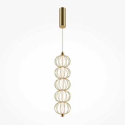 Подвесной светильник Золотая клетка / Golden Cage 3000К 17Вт, MOD216PL-L10G3K. TM Maytoni