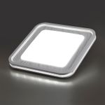 7682/EL COLOR SN 110 Светильник пластик/сер под дер LED 70Вт 3000-6000K 507х507 IP43 пульт ДУ MAVI WOOD