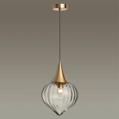 4950/1 PENDANT ODL22 469 бронзовый/прозрачный/стекло Подвес E14 1*40W KESTA