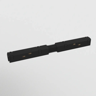 Коннектор питания прямой S35 черный, TRA004PC-22B. TM Maytoni