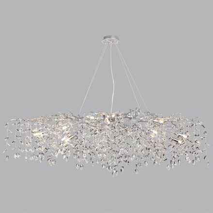 4970/16 HALL ODL24 615 матов.серебристый/алюмин./хрусталь Люстра G9 16*40W DELICA