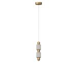 07526-1A,36 Подвес Алос латунь d10 h200 Led 8W (3000K)