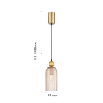 Подвес Semisfera 4365-1P, 1*E14*40W. ТМ F-Promo