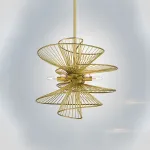 728163 Люстра ZETA 6х40W E14 ЗОЛОТО Lightstar