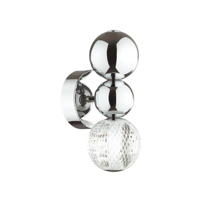 5007/4WL L-VISION ODL23 573 хром/прозрачный/металл/акрил Бра LED 4W 4000K 230Лм CRYSTAL