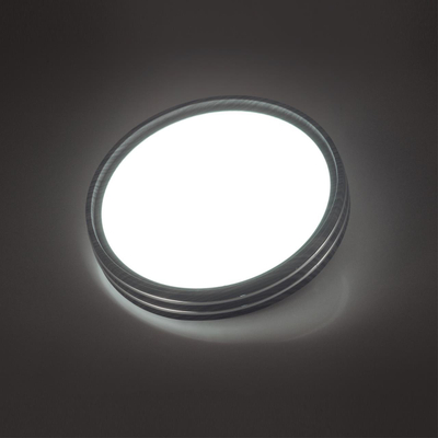 7604/DL PALE SN 176 Светильник пластик/белый/венге/хром LED 48Вт 4000К D390 IP43 TROSTO