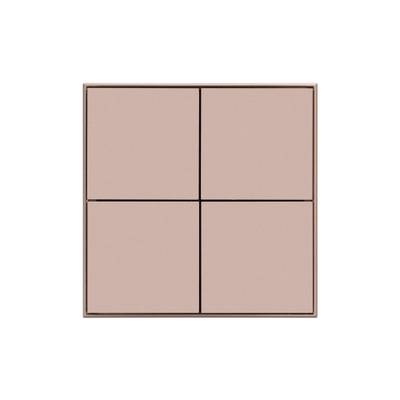 INTELLIGENT ARLIGHT Кнопочная панель KNX-304-23-IN Champagne (BUS, Frame) (IARL, IP20 Металл, 2 года)