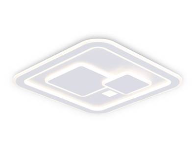 Настенно-потолочный светодиодный светильник с пультом FA7712 WH белый 3000K-6400K 99W 480*480*60 (ПДУ РАДИО 2.4G)