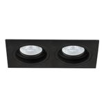 Точечный встраиваемый светильник Arte Lamp TARF A2178PL-2BK, 2хGU10