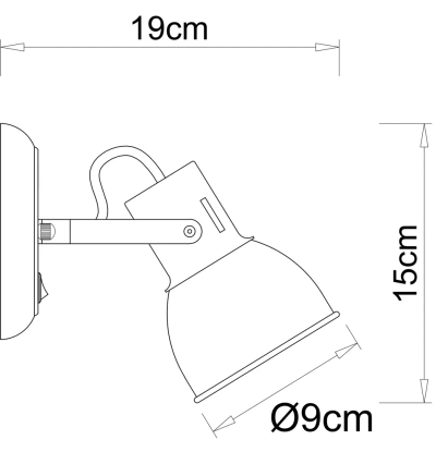 Спот Arte Lamp JOVI A1677AP-1GO, 1хE14