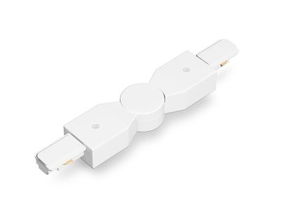 Коннектор поворотный шарнирный для однофазного шинопровода Standard 220V GL7179 WH белый 285*35*20