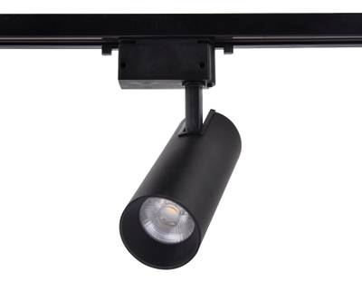 Трековый однофазный светодиодный светильник GL5860 BK черный LED 30W 4200K 24°