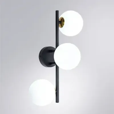 Настенно-потолочный светильник Arte Lamp GEMINI A2243PL-3BK, 3хG9