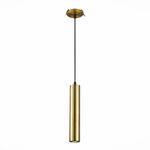 ST151.308.01 Встраиваемый  подвес Золотистый GU10 1*50W  IP20 D54xH290 220V Без ламп