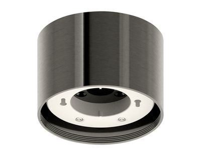 Корпус светильника накладной C8115 DCH черый хром D85*H60mm GX53