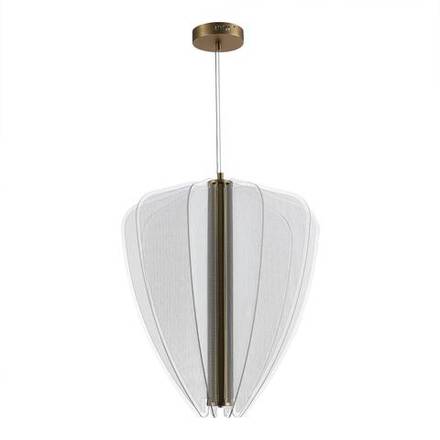 SL6509.213.01 Светильник подвесной ST-Luce Латунь/Прозрачный LED 1*75W 4000K