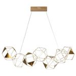 5086/32L L-VISION ODL25 503 античная бронза/металл Люстра LED 32W 4000K 1900Лм TRELLIS