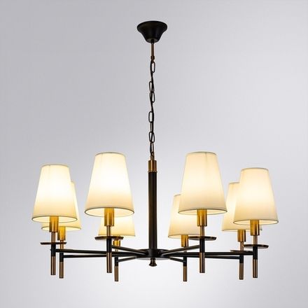 Подвесная люстра Arte Lamp RICCARDO A4075LM-8BK, 8хE14
