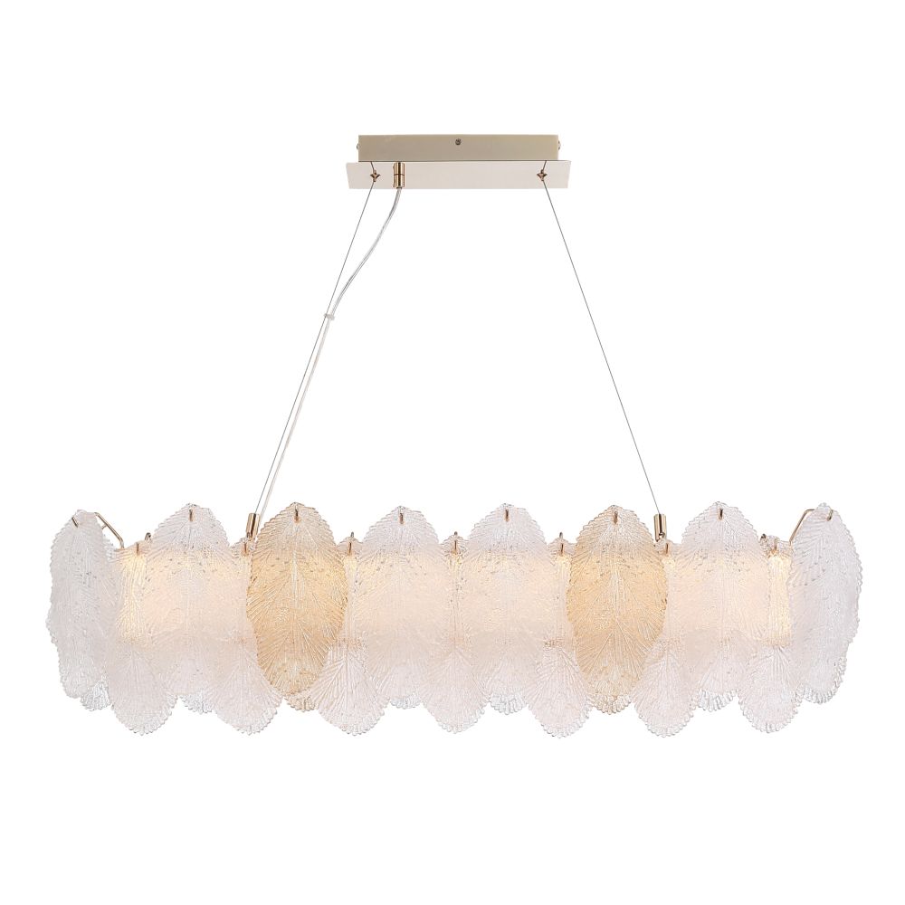 SL6135.233.01 Светильник подвесной ST-Luce золото/прозрачный, янтарный LED 1*24W 3000K