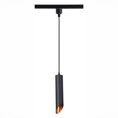 ST152.406.01 Светильник трековый Черный GU10 1*50W IP20 D60xH300 220V Без ламп