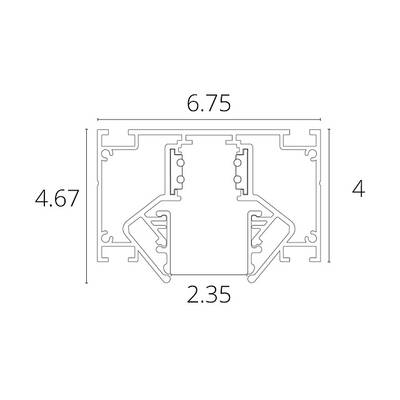Магнитный шинопровод для натяжного потолка Arte Lamp LINEA-ACCESSORIES A474306